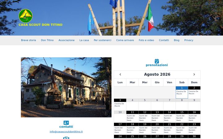 Screenshot of casascoutdontitino.it