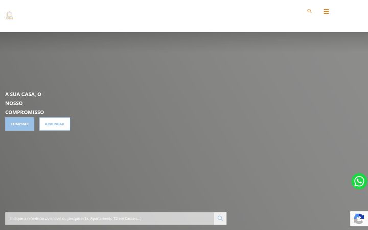 Screenshot of casasdalinha.pt