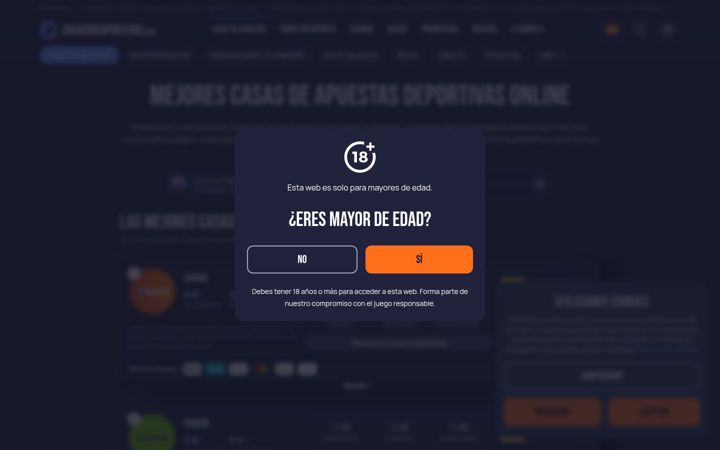 Screenshot of casasdeapuestas.com