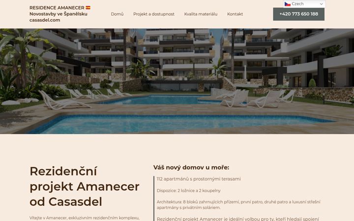Screenshot of casasdel.com