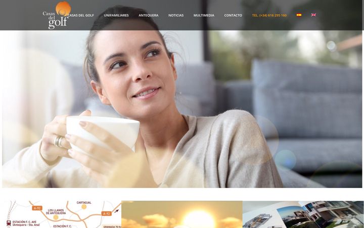 Screenshot of casasdelgolf.es