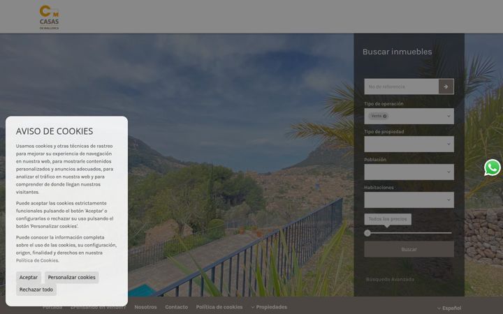 Screenshot von casasdemallorca.es