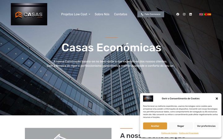 Screenshot of casaseconomicas.pt