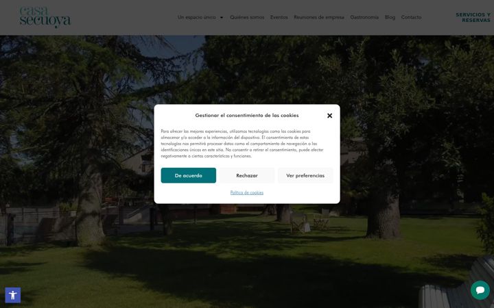 Screenshot of casasecuoya.com