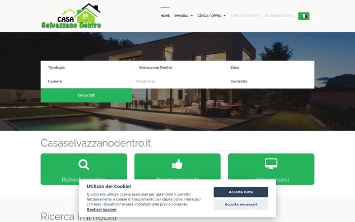 Screenshot of casaselvazzanodentro.it