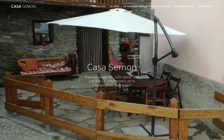 Screenshot of casasemon.it