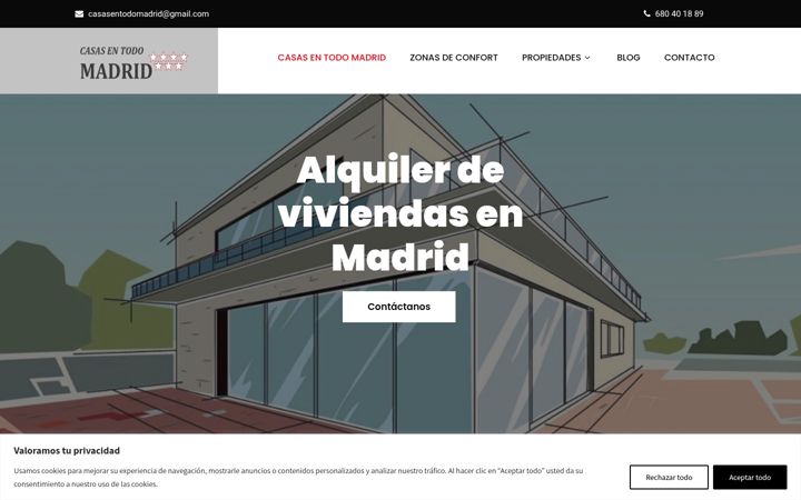 Screenshot of casasentodomadrid.com