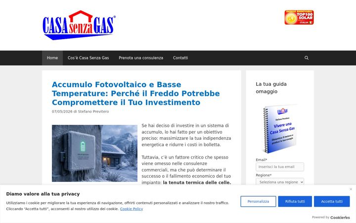 Screenshot of casasenzagas.it