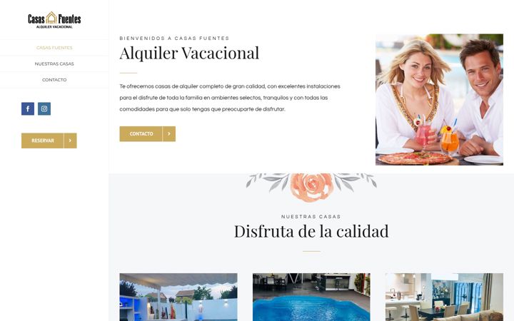 Screenshot of casasfuentes.es