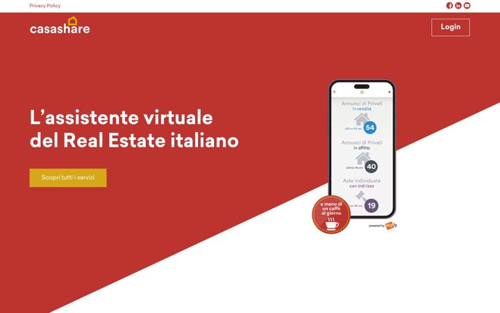 Screenshot di casashare.it