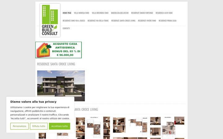 Screenshot of casasicurafano.it
