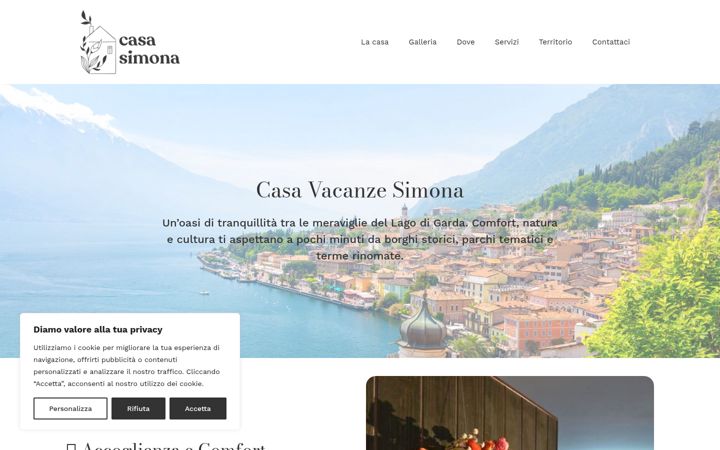 Screenshot of casasimona.it