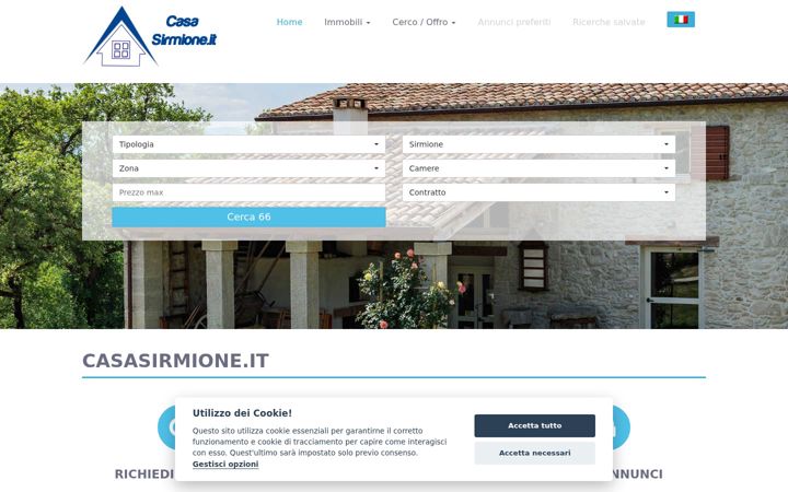 Screenshot of casasirmione.it