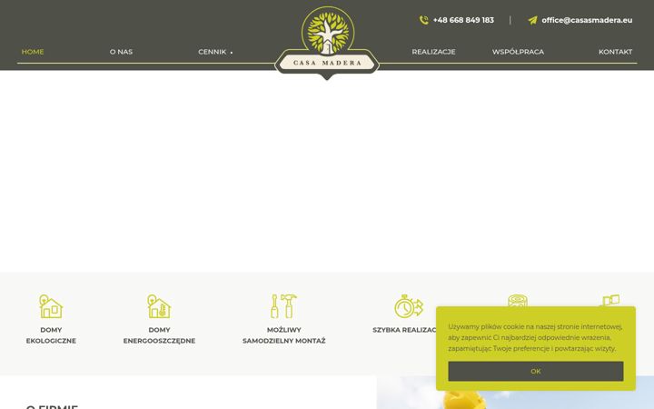 Screenshot of casasmadera.eu