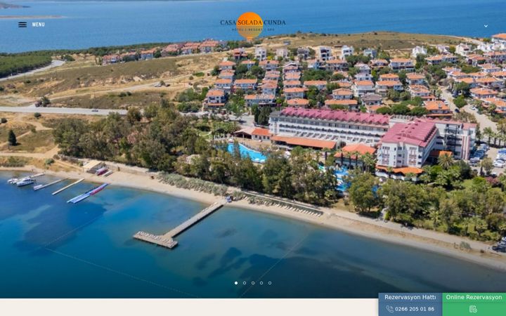 Screenshot of casasoladacunda.com