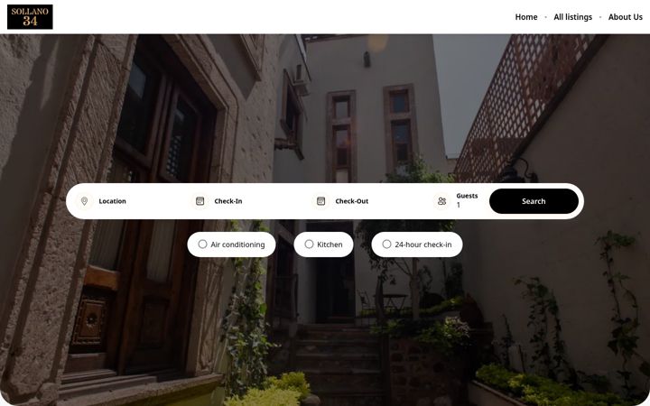 Screenshot of casasollano34.com