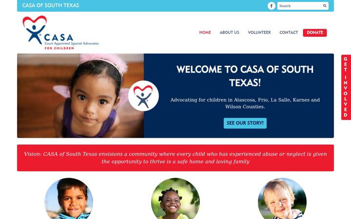Screenshot of casasouthtx.org