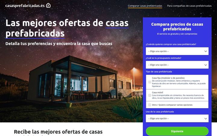 Screenshot of casasprefabricadas.es
