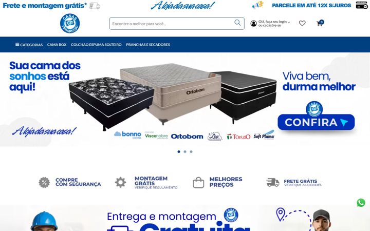 Ekrānuzņēmums no casasprogresso.com.br