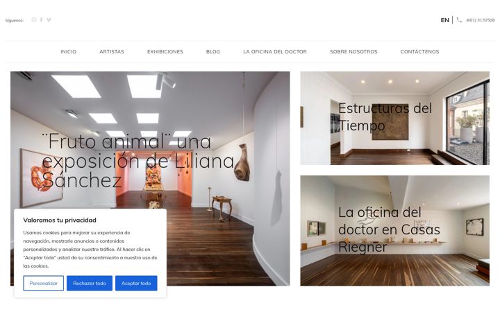 Screenshot of casasriegner.com