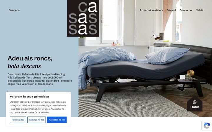 Screenshot of casassasmobles.com
