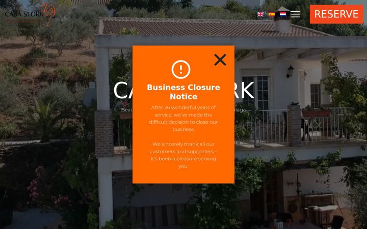 Screenshot of casastork.es