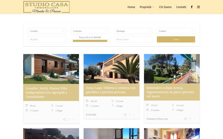 Screenshot of casastudioimmobiliare.com