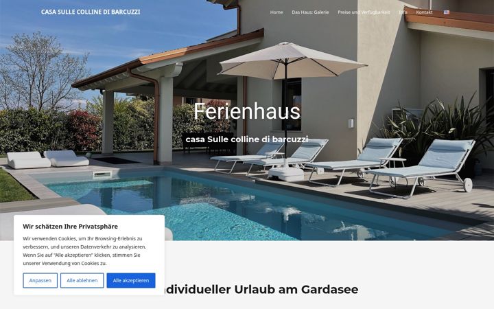 Screenshot of casasullecollinedibarcuzzi.de