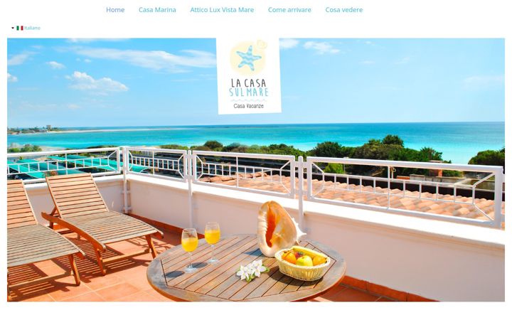 Screenshot di casasulmaresalento.it
