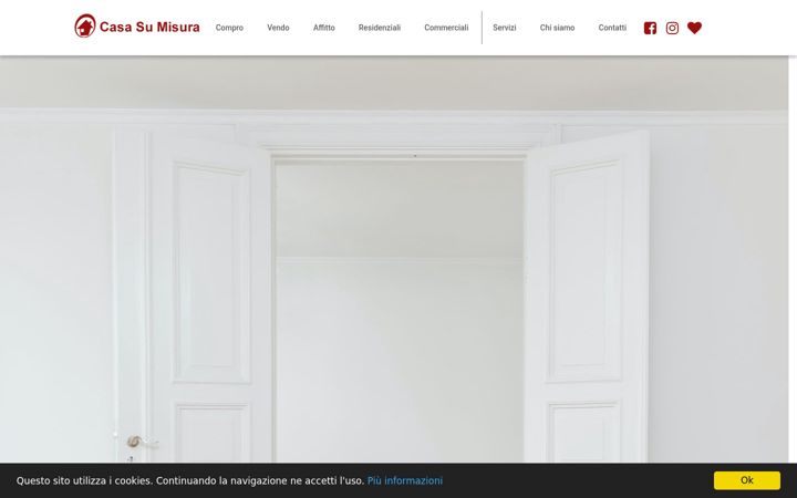 Screenshot di casasumisura.net