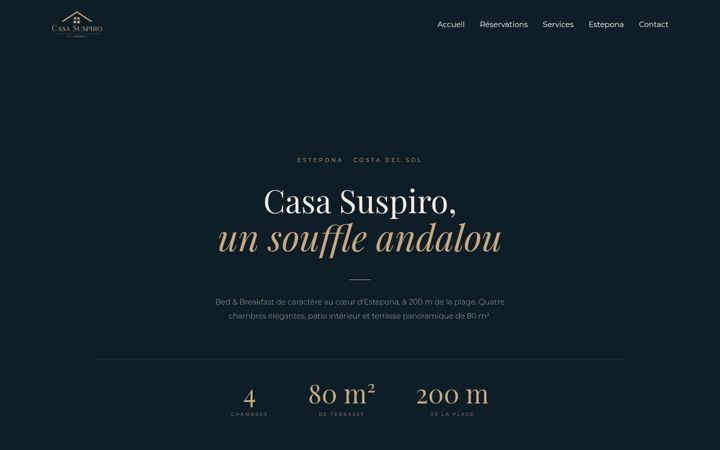 Screenshot of casasuspiro.com