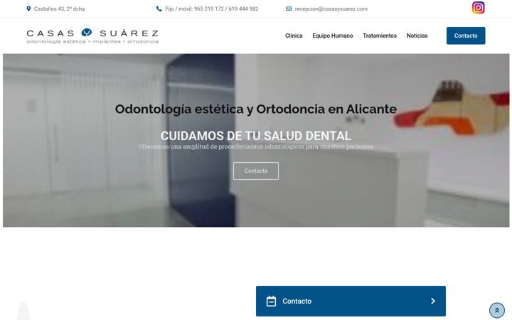 Screenshot of casasysuarez.es