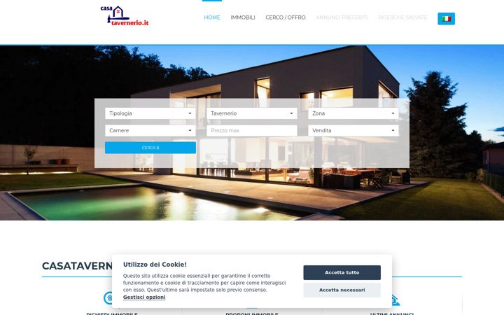 Screenshot of casatavernerio.it