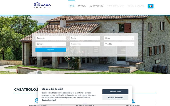 Screenshot of casateolo.it