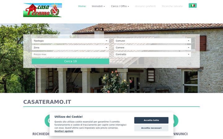 Screenshot of casateramo.it
