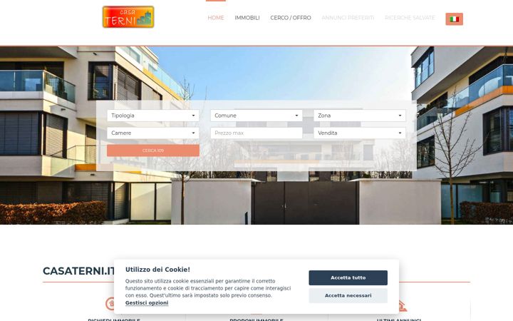 Screenshot of casaterni.it