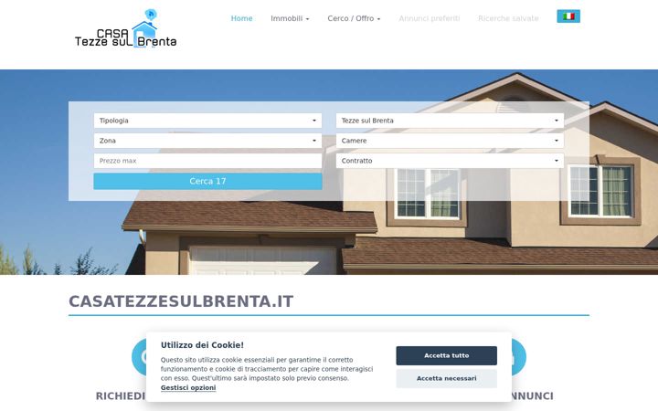 Screenshot di casatezzesulbrenta.it