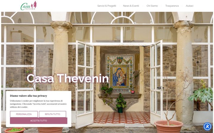 Screenshot of casathevenin.org