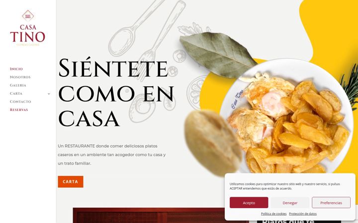 Captura de pantalla de casatino.es