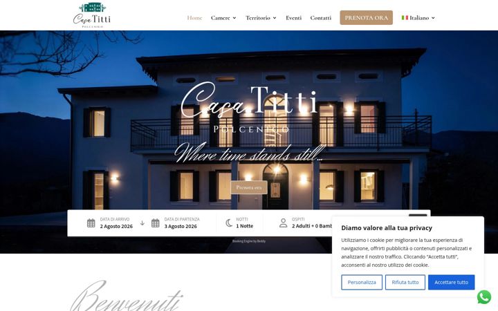 Screenshot of casatittipolcenigo.com