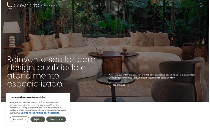 Screenshot of casatitto.com.br