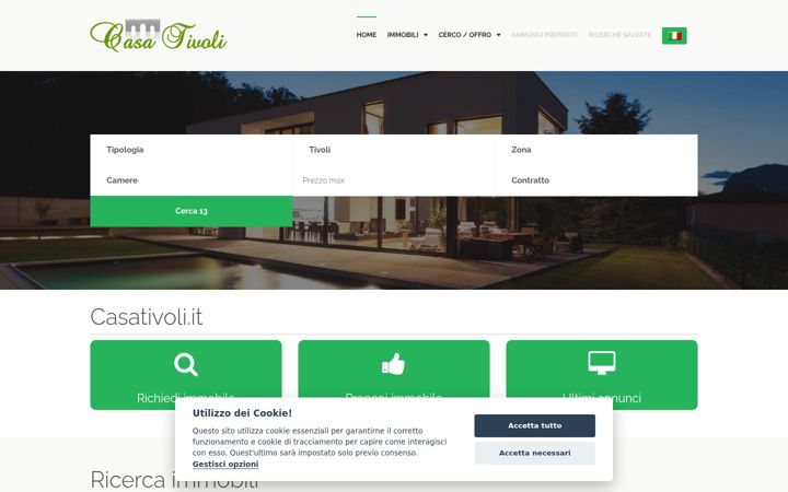 Screenshot of casativoli.it