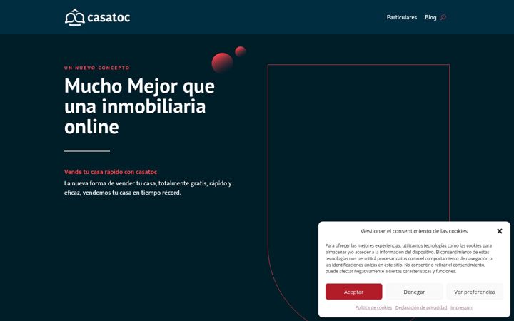 Screenshot of casatoc.es