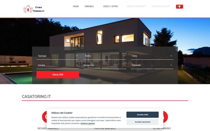 Screenshot of casatorino.it