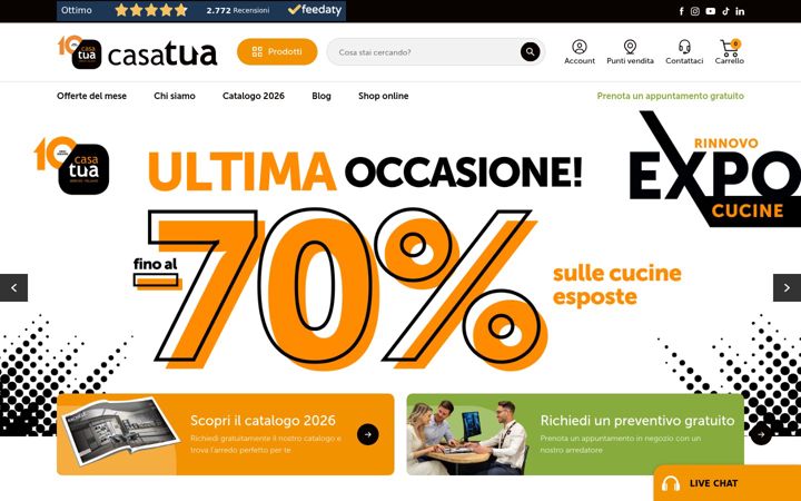 Screenshot di casatuaitalia.it