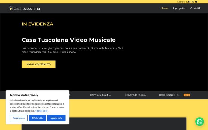 Screenshot di casatuscolana.it
