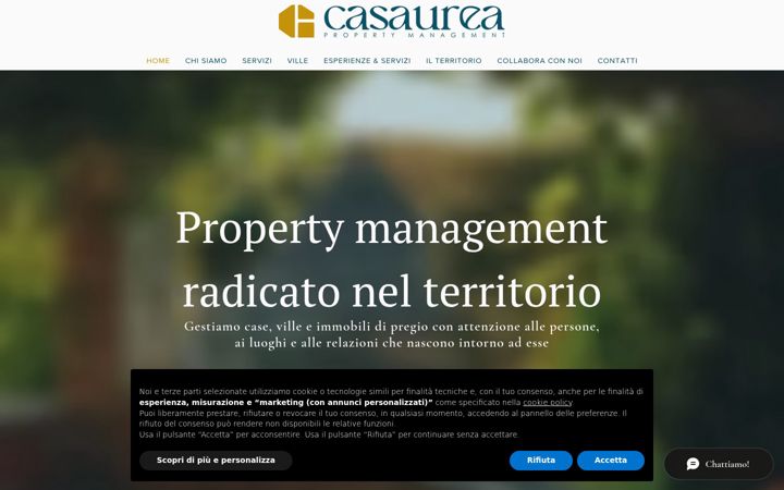 Screenshot di casaurea.it