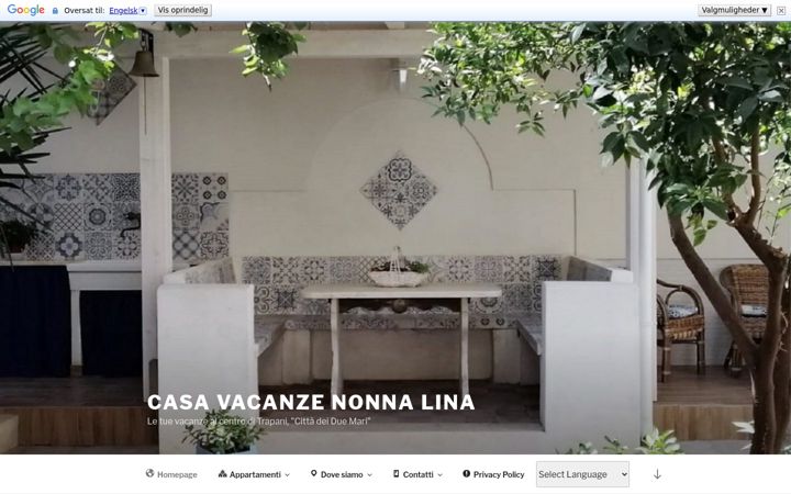 Screenshot of casavacanzenonnalina.it