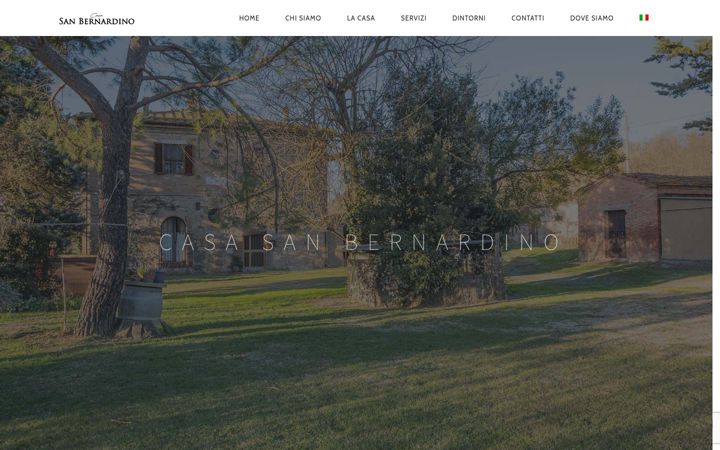 Screenshot of casavacanzesanbernardino.com