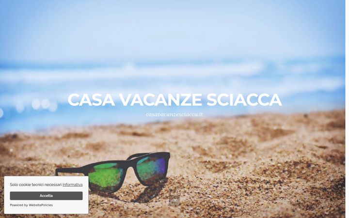 Skærmbillede af casavacanzesciacca.it